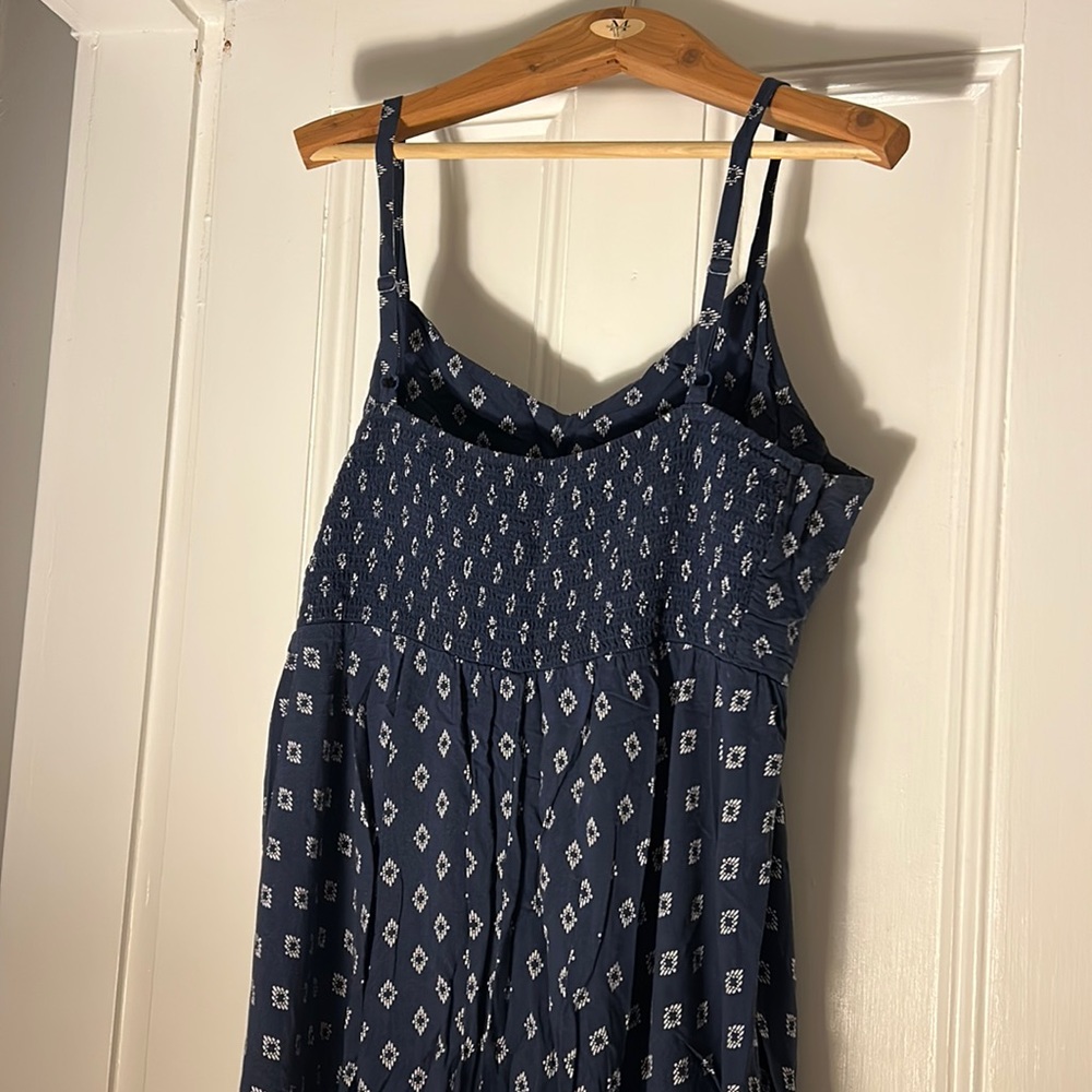 Blue & White Mini Dress